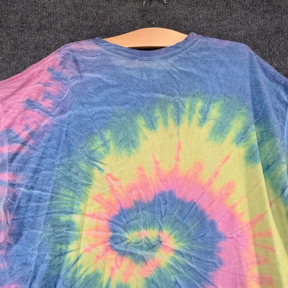 Colortone Men's Clearwater Beach T-Shirt Multi 2XL Tie Dye Sugar Skull Graphic - Picture 6 of 13